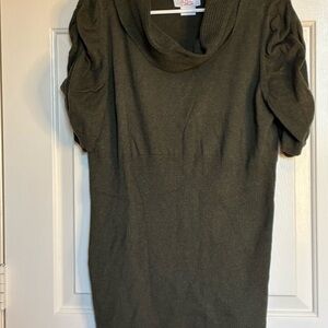 Motherhood Olive Cowl Neck Sweater